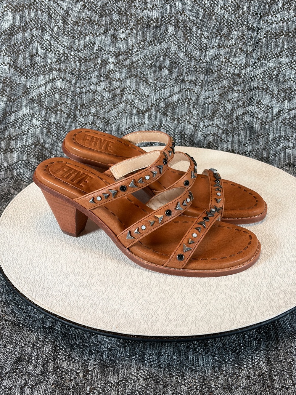 Frye Estelle Studded Slide Sandal 8